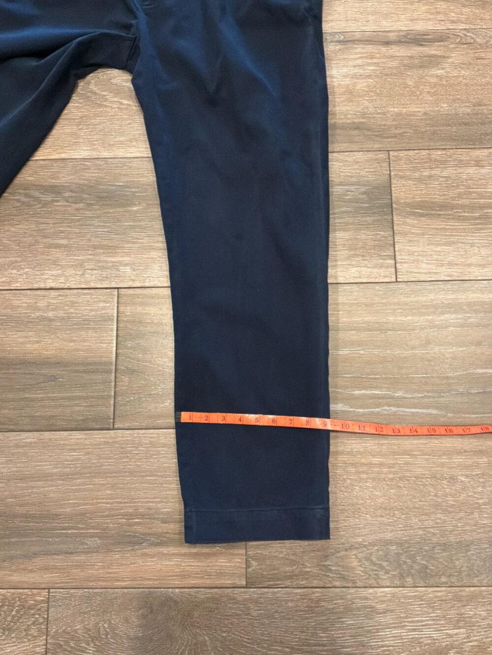 Polo Ralph Lauren Men's Ethan Pants Navy pleated 100% cotton. size 40/32 - Picture 5 of 9